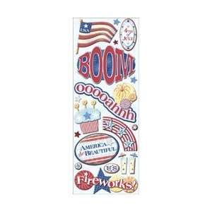  Adhesive Chipboard, 4th Of July Arts, Crafts & Sewing