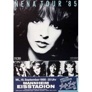  Nena   99 Luftballons 1985   CONCERT   POSTER from GERMANY 
