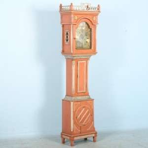 Antique Painted Louis XVI Grandfather Clock c.1800  