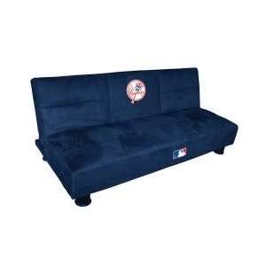  MLB New York Yankees Convertible Sofa with Tray   Imperial 