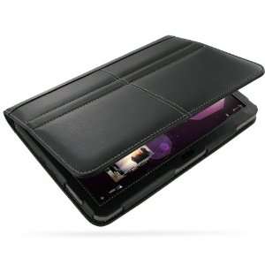   Black Leather Case for Samsung Galaxy Tab 10.1v GT P7100 Electronics