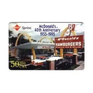   Anniversary of McDonalds 50/50 Min. (2 Card Set) 