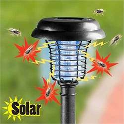   annoying insects simultaneously with the UV LED Solar Bug Zapper