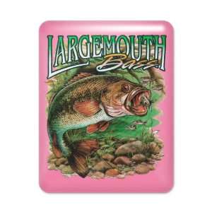  iPad Case Hot Pink Largemouth Bass 