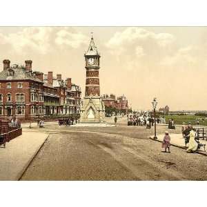  Vintage Travel Poster   Tower and parade Skegness England 