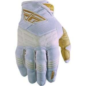   Racing Mens 2012 F 16 Motocross Gloves White/Gold Large L 365 51410
