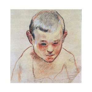  Head Of A Boy by Paul Gauguin. size 19.5 inches width by 