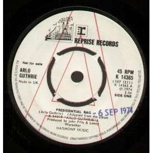   RAG 7 INCH (7 VINYL 45) UK REPRISE 1974 ARLO GUTHRIE Music