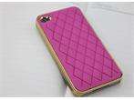 New pink Leather Luxury Design Fashion Case For IPHONE 4 / 4GS  