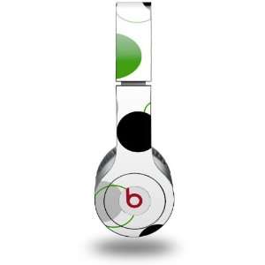  of Dots Green on White Decal Style Skin (fits genuine Beats Solo HD 