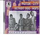 Five Dollars CD   Motor City Detroit Doo Wop New / Sealed 23 