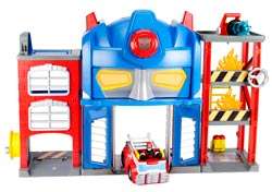   RESCUE BOTS PLAYSKOOL HEROES FIRE STATION PRIME Playset Product Shot