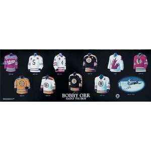  Bobby Orr 5X15 Plaque   Heritage Jersey Print Sports 
