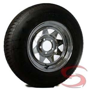   Trailer Wheel, 5x4.5 with ST205/75R15 Import Radial Trailer Tire LRC