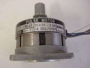 OKI KHP 11M04B Pulse Motor, 4VDC, 0.9A, 1.8 Deg./Step  