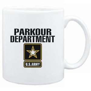  Mug White  Parkour DEPARTMENT / U.S. ARMY  Sports 