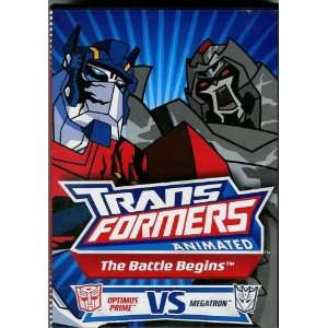  Transformers Animated The Battle Begins Optimus Prime VS 