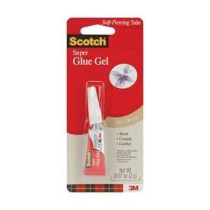   3M Scotch Super Glue Gel .07 Ounce 6045; 6 Items/Order
