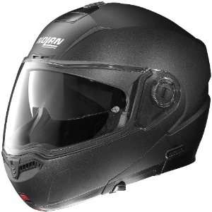  Nolan N104 Modular Solid Helmet, Black Graphite, Size XL 