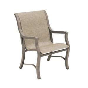  Woodard 5R0401 15 52D Carson Sling Outdoor Dining Chair 