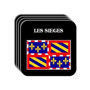  Bourgogne (Burgundy)   LES SIEGES Set of 4 Mini Mousepad 