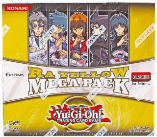 Konami Yu Gi Oh Ra Yellow Mega Pack Booster Box  