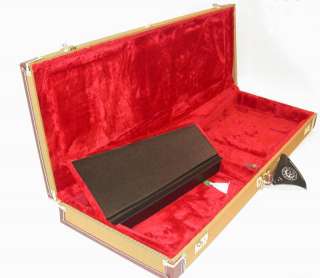 Kaces Tweed Hardsell Wood Electric Guitar Case, KH 1317, NEW  