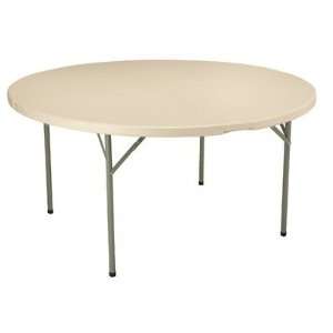  60 Round Blow Molded Folding Table Furniture & Decor