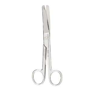 Canine Ear Cropping Scissors, 6 1/2 (16.5cm), curved, blunt/blunt 