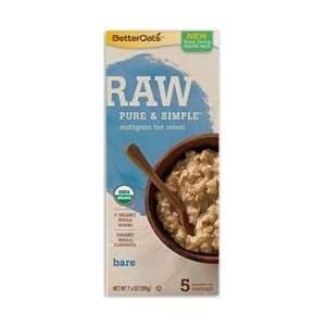 Better Oats Organic RAW Pure & Simple Multigrain Hot Cereal w Flax 