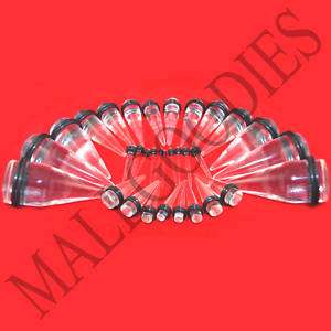 V025 Clear Stretchers Tapers Expenders 14G ~ 1 2 0 00  