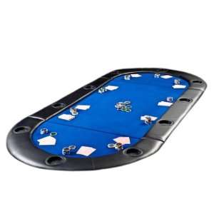   FOLDING POKER TABLE TOP 10 SEATER CASINO HOLD EM [Toy] Electronics