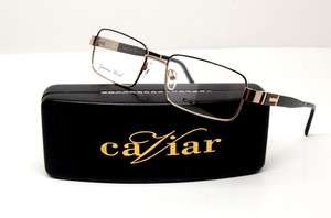 CAVIAR 1592 C.24 S.59 RX GLASSES METAL BROWN/GOLD AUTH  