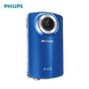    Philips CAM100BU/00 Blue 720p HD Pocket Camcorder Electronics