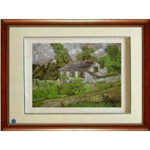   Framed Chinese Silk Embroidery Landscape 18.5x22.5