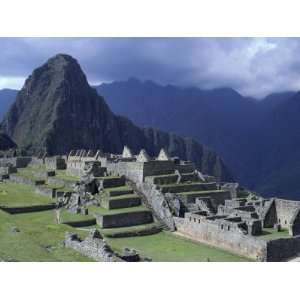  The Inca Ruins of Machu Picchu High in the Andes Mountains 