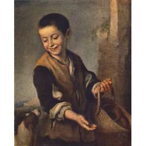   name Boy with a Dog, by Murillo Bartolomé Esteban