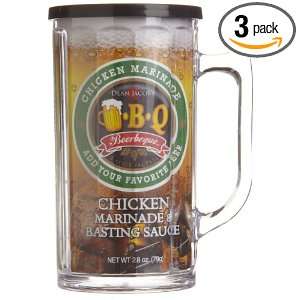 Dean Jacobs Beer BBQ Chicken Marinade, 2.8 Ounce (Pack of 3)  