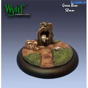  Malifaux Miniatures Wyrd Base Inserts   Graveyard   50mm 