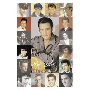  Faces of Elvis Poster