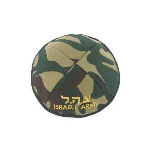   Camouflage and Embroidered IDF in Hebrew and English 