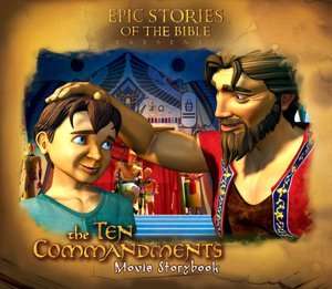   The Ten Commandments Movie Storybook by Ed Naha 