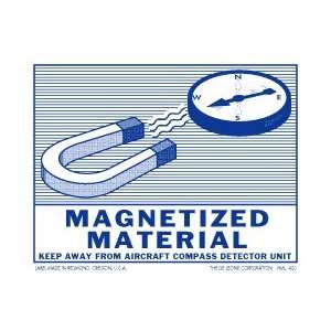  Magnetized Material Label, 3.5 X 4.5, hml 420, 500 Per 
