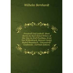   Baumbach, . GÃ¶tzendorff Grabowski . (German Edition) Wilhelm