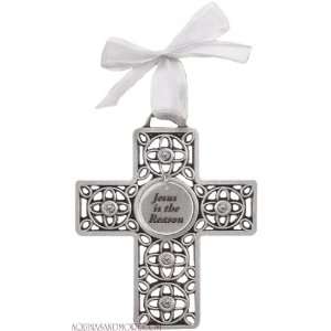  Jesus is the Reason Filigree Cross Ornament