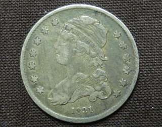 1831 Capped Bust Quarter VF / XF B 6 rare variety  