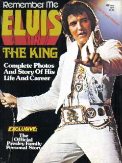 Remember Me Elvis Presley The King Magazine 1977  