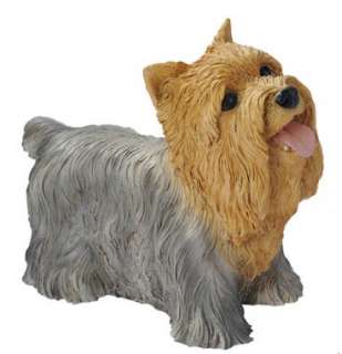 Puppy Dog Yorkshire Terrier Yorkie Sculpture for Home or Garden 