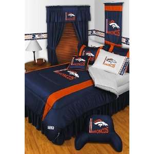 NFL Denver Broncos Comforter Set 3 Pc Queen Full Bedding  