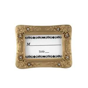  Gold Resin Place Card Frame With Stones F8607 Quantity of 